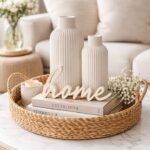 kit decorativo minimalista 2 vasos modernos