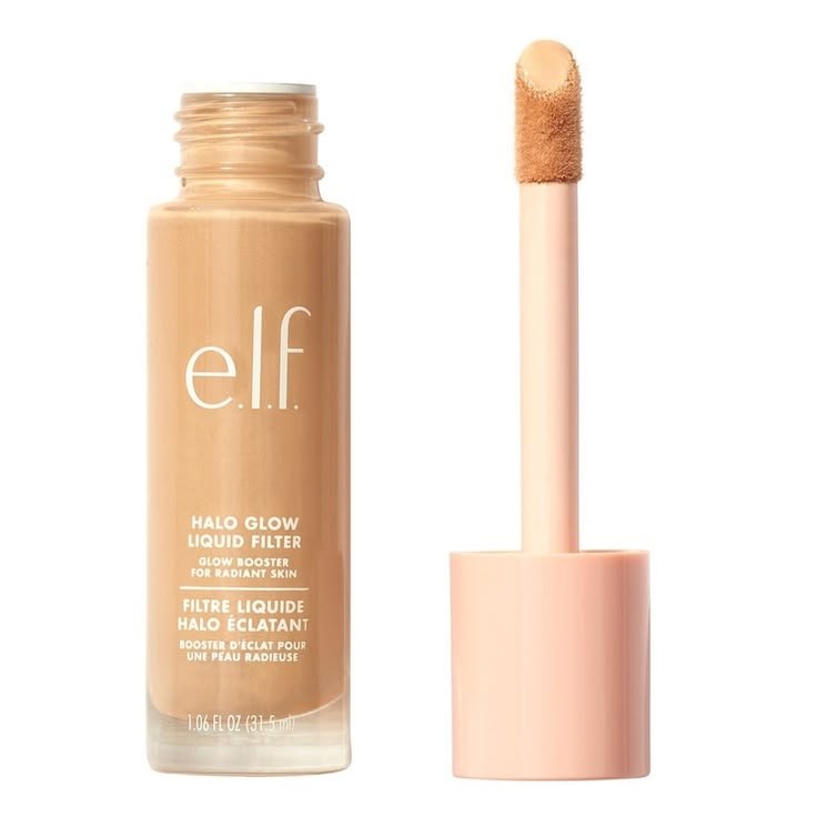 elf fondotinta halo glow liquid filter 5 medium 31 5 ml